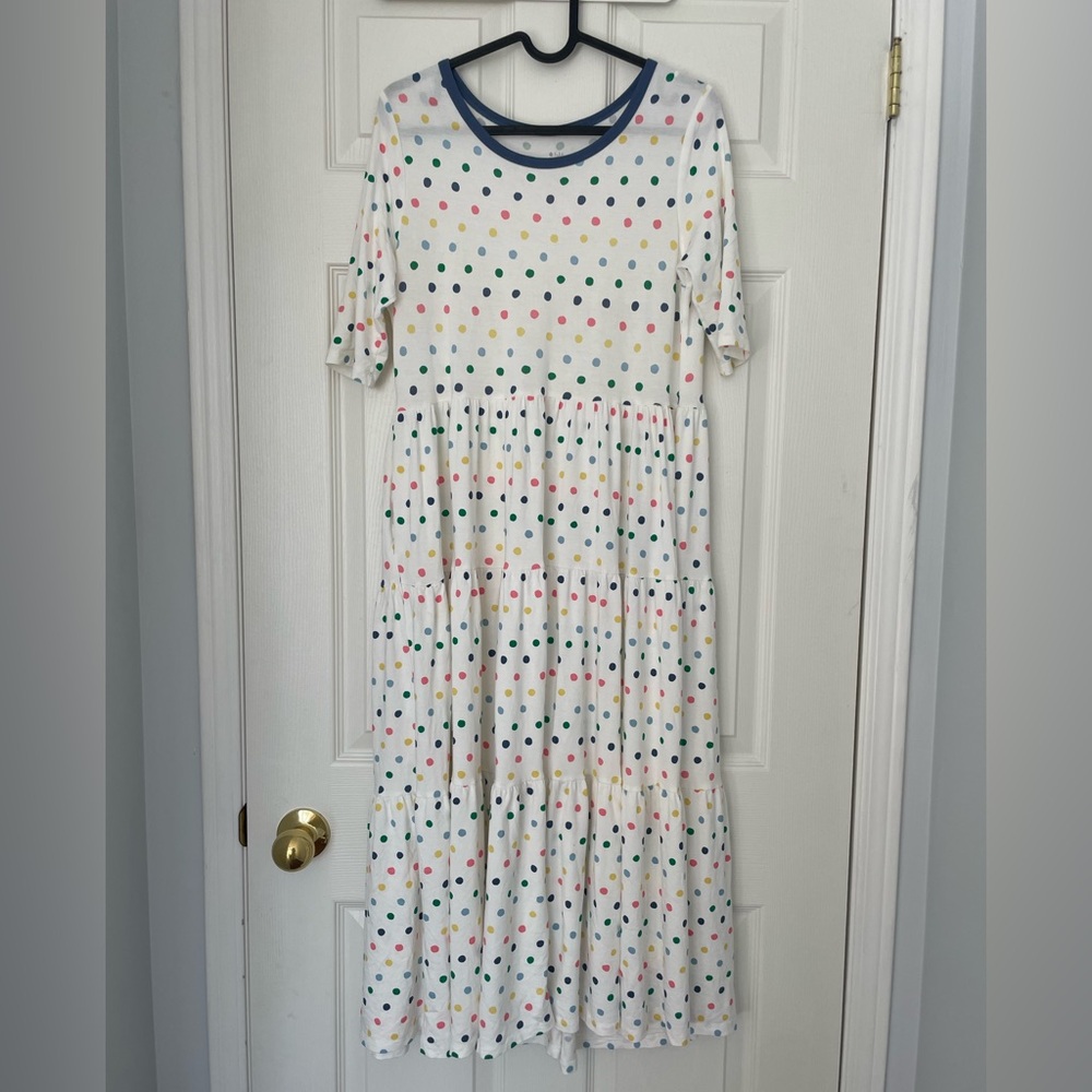 Brand new Kyte Baby Women’s Tiered Dress in Spring Polka Dot
